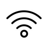 Signal icon design in filled and outlined style vector