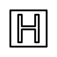helicopter helipad icon design in filled and outlined style vector