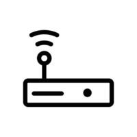 router icon design in filled and outlined style vector