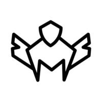valkyrie icon design in filled and outlined style vector