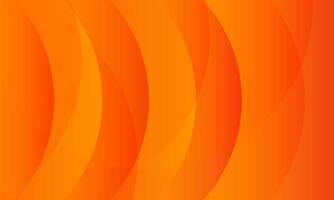 abstract orange gradient curved background vector