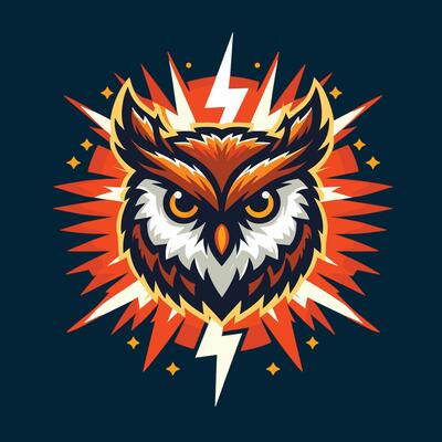 Owl Head Logo Design