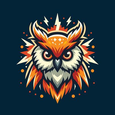 Owl Head Logo Design