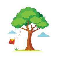Different types of trees illustration vector