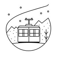 Different types of transportation vehicles coloring pages vector