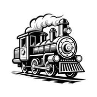 A colorful picture of a train illustration in the background vector