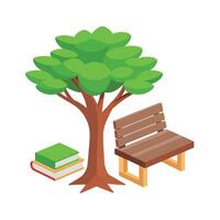 Different types of trees illustration vector