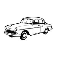 Different types of transportation vehicles coloring pages vector