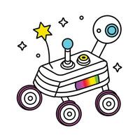 Different types of transportation vehicles coloring pages vector