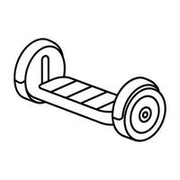 Different types of transportation vehicles coloring pages vector