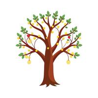 Different types of trees illustration vector