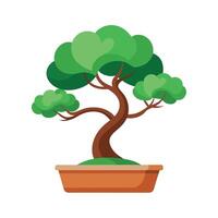 Different types of trees illustration vector