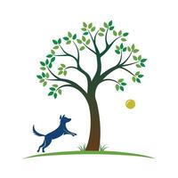 Different types of trees illustration vector