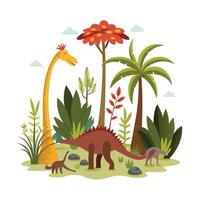Hand drawn design botanical elements collection vector