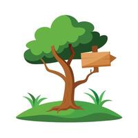 Different types of trees illustration vector