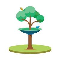 Different types of trees illustration vector