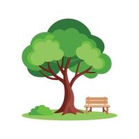 Different types of trees illustration vector