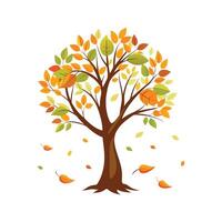 Different types of trees illustration vector