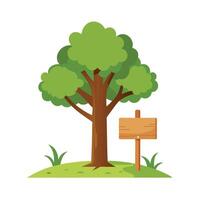 Different types of trees illustration vector