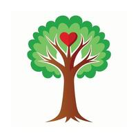 Different types of trees illustration vector