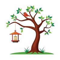 Different types of trees illustration vector