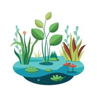 Hand drawn design botanical elements collection vector