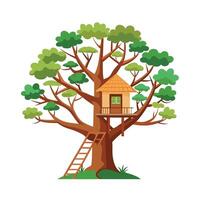 Different types of trees illustration vector