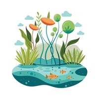 Hand drawn design botanical elements collection vector