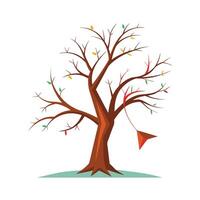 Different types of trees illustration vector