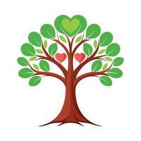 Different types of trees illustration vector