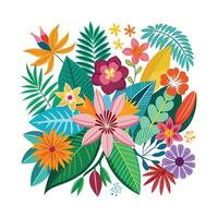 Hand drawn design botanical elements collection vector