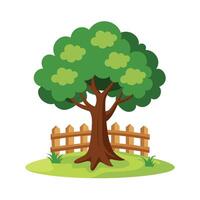Different types of trees illustration vector