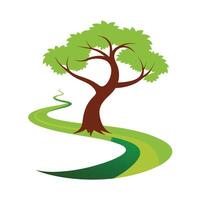 Different types of trees illustration vector