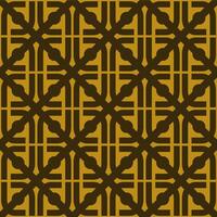 Modern ethnic geometric golden seamless pattern, with clean and flat style vector