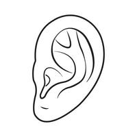 ear icon design vector