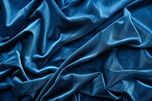 Velvet fabric. Rich texture and elegant folds photo