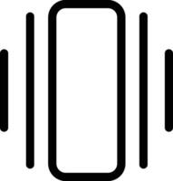 Vibrate mode icon isolated on white background image vector