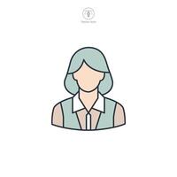 Avatar Icon. Architect theme symbol illustration isolated on white background vector