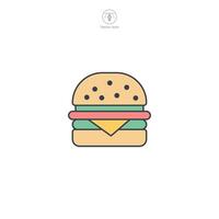 Hamburger icon theme symbol illustration isolated on white background vector