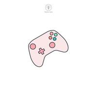 Game Controller, Gamepad icon theme symbol illustration isolated on white background vector