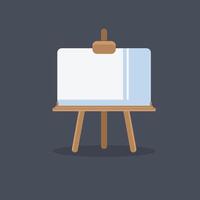 painting canvas tool in flat design. vector