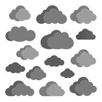 Creative Cloud Designs clouds, clouds, cloud set, cloud icons, cloud shapes. vector