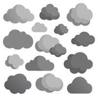 Creative Cloud Designs clouds, clouds, cloud set, cloud icons, cloud shapes. vector