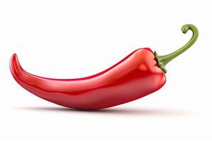 Close-Up of Red Bell Pepper. photo
