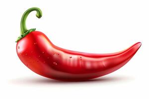 Close-Up of Red Bell Pepper. photo