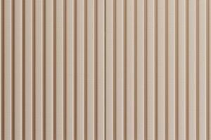The image is a close up of a tan wall with a pattern of vertical lines. 3d rendering. photo