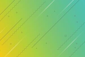 Gradient texture with memphis elements. vector