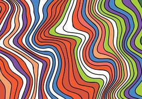 Abstract psychedelic groovy background. . vector