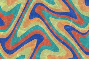 Abstract psychedelic groovy background. . vector