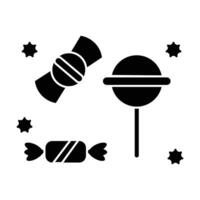 candy icon on white background vector